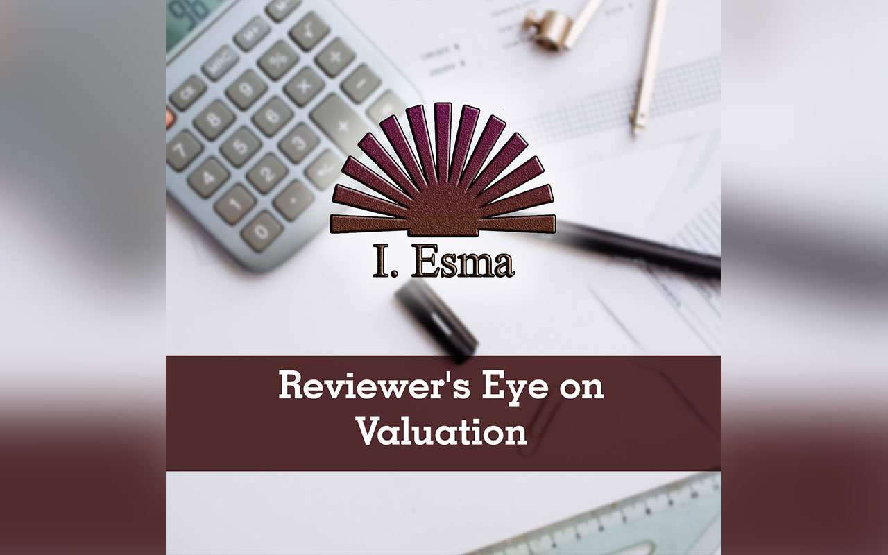 Reviewer's Eye on Valuation